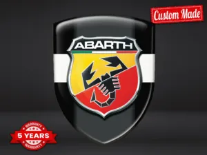 Fiat Abarth Doming Emblem Hochwertig Anpassbar Professionell